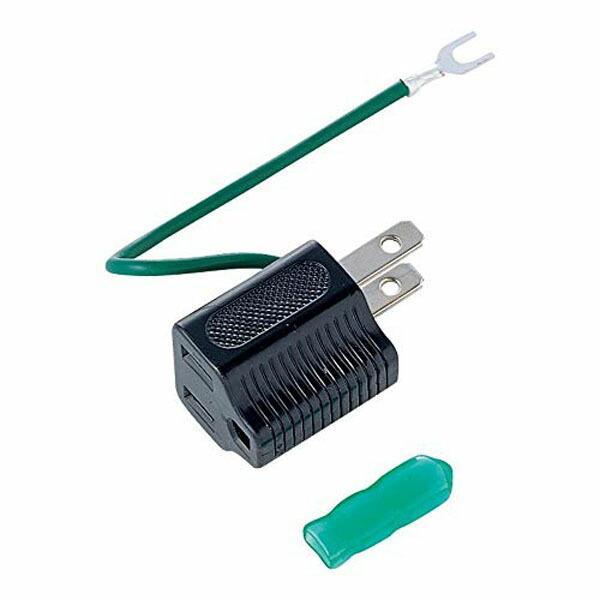 サンワサプライ 3P→2P変換アダプタ ( ブラック ) 延長コード 配線 便利グッズ コンセント ...