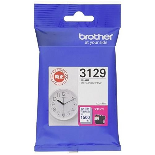 (4個セット) ブラザー LC3129M 工業 (brother純正)インクカートリッジマゼンタ 対...