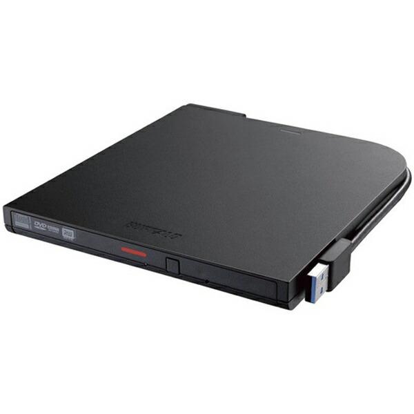 【5個セット】 バッファロー USB3.2(Gen1)対応 ポータブルDVD 書込ソフト添付 ブラッ...