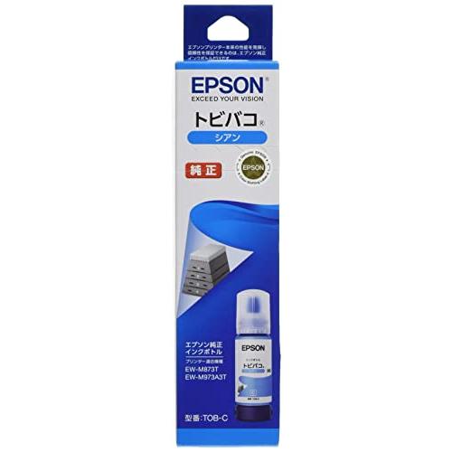 (4個セット) エプソン TOB-C EPSON 純正 インクボトル トビバコ シアン インクカート...