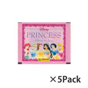 パニーニ ディズニープリンセス ステッカー（海外版） 5枚入×5パックセット