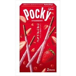グリコ（glico） つぶつぶいちごポッキー 2袋×10入 : スナック菓子の