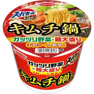 エースコック スーパーカップ1.5倍 キムチ鍋風ラーメン 12個（12月下旬頃入荷予定）