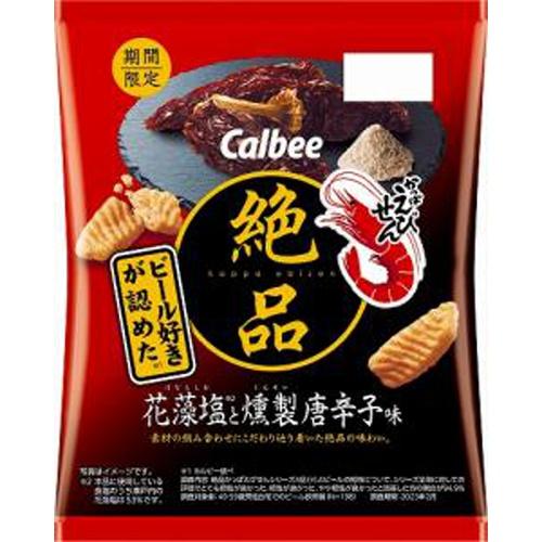 カルビー 絶品えびせん 花藻塩と燻製唐辛子味 60g×12袋（6月中旬頃入荷予定）