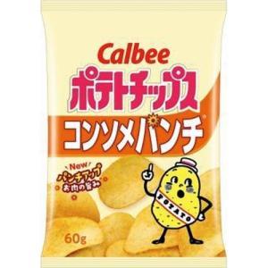 カルビー ポテトチップス コンソメパンチ 60g×12入｜poipoimarket