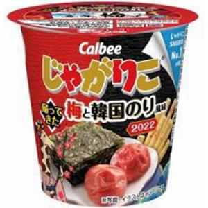 カルビー じゃがりこ 梅と韓国のり風味 52g×12入