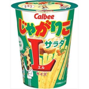 送料込み　じゃがりこLサイズ　ノーマルサイズ　計71個セット じゃがりこ サラダ Lサイズ ( 68g*6個セット )/ : 爽快ドラッグ - 通販
