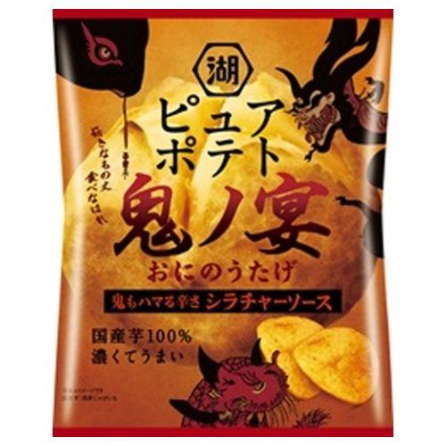 湖池屋 ピュアポテト 鬼の宴 シラチャーソース 52g×12袋（10月下旬頃入荷予定）