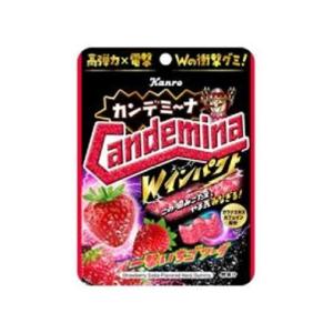 カンロ カンデミーナグミ Ｗインパクト 一撃いちごソーダ 6袋（12月上旬頃入荷予定）