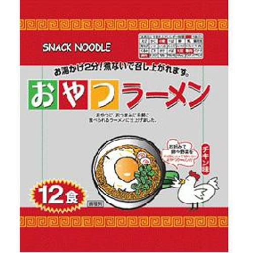 三菱食品 S&amp;V おやつラーメンチキン味 12食×12入