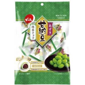 でん六 あずき甘納豆 抹茶チョコ 80g×12入｜スナック菓子のポイポイマーケット