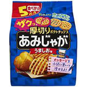 東ハト あみじゃが うましお味 15g×5P×12入｜poipoimarket