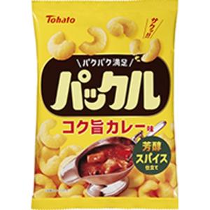 カレー　スナック菓子詰め合わせセット 東ハト パックル コク旨カレー味 1袋（57g）×24袋 箱買い まとめ買い