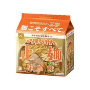 東洋水産 マルちゃん 正麺 味噌味 5食×6袋（9月中旬頃入荷予定）
