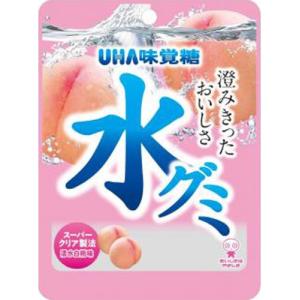 UHA味覚糖 水グミ 清水白桃味 40g×10袋｜poipoimarket