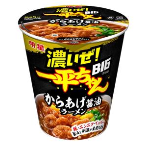 明星食品 濃いぜ一平ちゃんBIG からあげ醤油ラーメン 12入