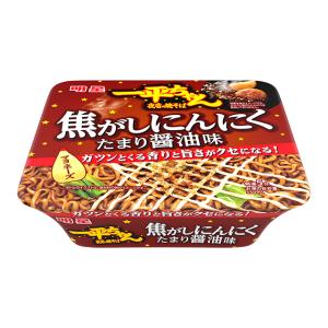 明星食品 一平ちゃん夜店の焼そば 焦がしにんにくたまり醤油味×12個（9月下旬頃入荷予定）