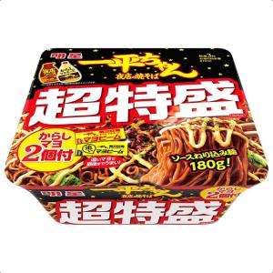 明星食品 一平ちゃん夜店の焼そば 超特盛からしマヨ2個付×12個（9月上旬頃入荷予定）