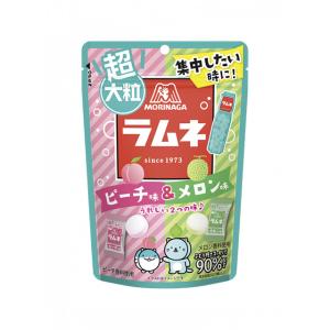 森永製菓 超大粒ラムネ ピーチ＆メロン×6袋（7月下旬頃入荷予定）
