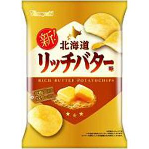 山芳製菓 ポテトチップス 北海道リッチバター味 50g×12入｜poipoimarket