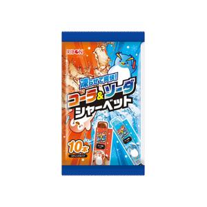 リボン コーラ＆ソーダシャーベット 10本×16袋入 (あすつく 優良配送