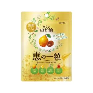 ロッテ カリンのど飴 恵の一粒（袋） 70g×6個（12月中旬頃入荷予定）