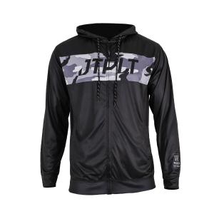 ＪＡ２１６１３ ＲＸ Ｌ/Ｓ ＺＩＰ ＦＲＯＮＴ ＨＯＯＤＥＤ ＲＡＳＨＩＥ ＢＬＡＣＫ/ＣＡＭＯ ジェットパイロット ＪＥＴＰＩＬＯＴ｜poipu