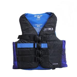 ＪＡ２３１２８ＣＧＡ ＢＬＵＥ ＳＴＲＩＫＥ ＰＬＵＳ 4ＢＵＣＫＬＥ ＣＧＡ ＮＹＬＯＮ ＶＥＳＴ ＪＥＴＰＩＬＯＴ ライフベスト ライフジャケット｜poipu