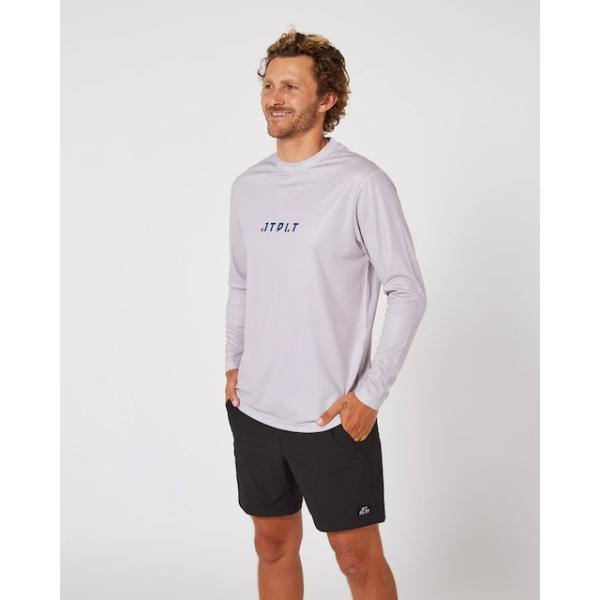 ＪＡ２３６１６ ＲＸ ＶＡＵＬＴ ＲＡＣＥ ＪＥＲＳＥＹ ＧＲＥＹ グレイ ラッシュガード 長袖 ジ...