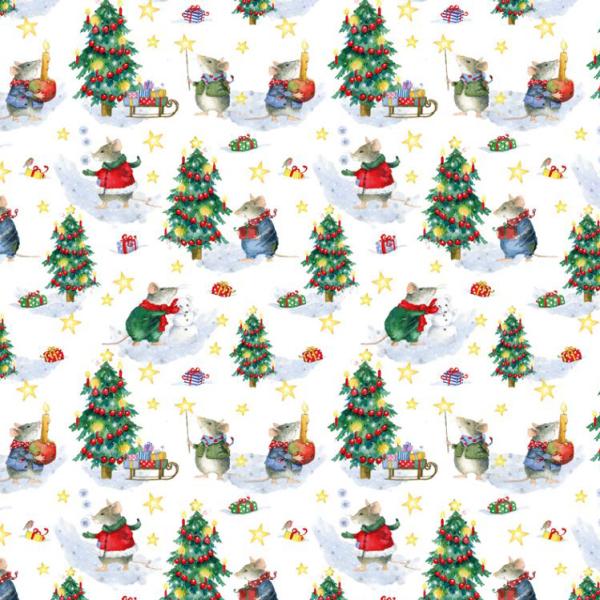 アクファクトゥム　カットクロス　ねずみくんのクリスマス