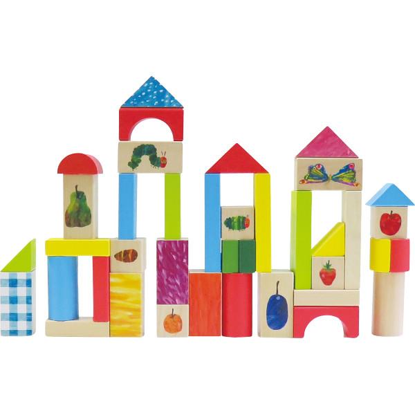 おもちゃ 出産祝い はらぺこあおむし 木製つみきセット５０ピース 25-0260-051