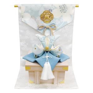 端午の節句飾り 透彩兜飾り几帳セット 長持付 そら 