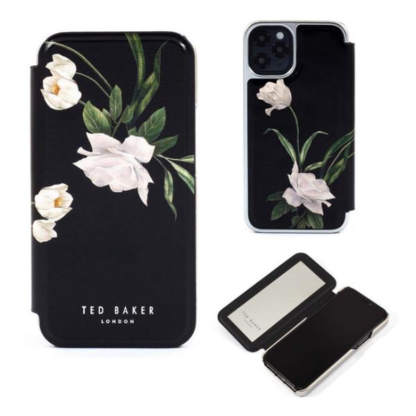 iphoneケース 各種【テッドベイカー TED BAKER】ミラー付き 鏡 花柄 フラワー エルダ...