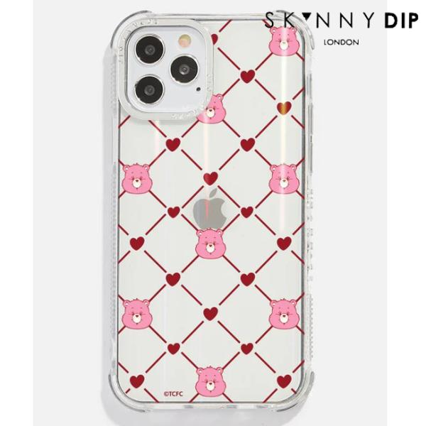 iphoneケース  スキニーディップ SKINNY DIP iPhone14 ケアベア ハート チ...