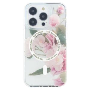 iphoneケース マグセーフ対応 MAGSAFE【テッドベイカー TED BAKER】iphone15 CLEAR FLOWER フラワー 花柄