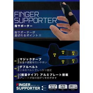 指サポーター アルミプレート内蔵 ストレート ...の詳細画像3