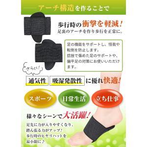 土踏まずサポーター アーチサポーター 扁平足 ...の詳細画像2