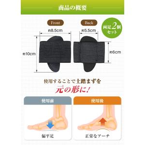 土踏まずサポーター アーチサポーター 扁平足 ...の詳細画像4