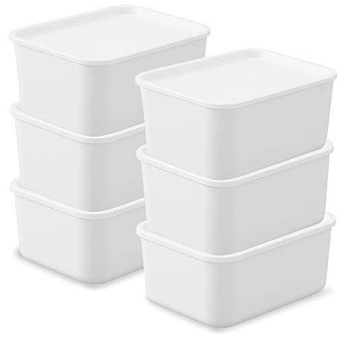アイリスオーヤマ 収納ボックス ふた付き 6個セット 幅29×奥行22×高さ13cm 収納ケース ふ...