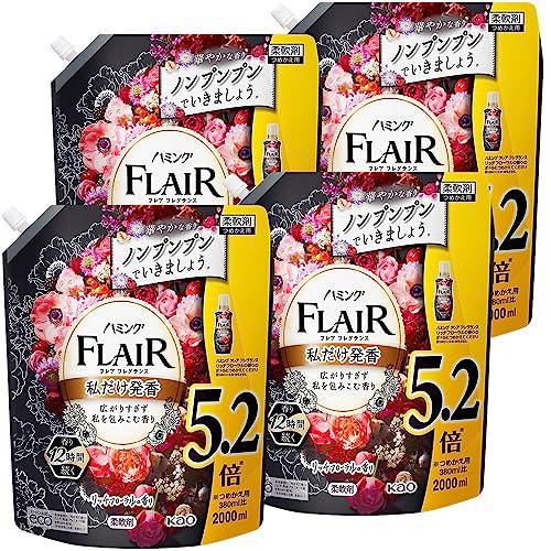 【ケース販売】ハミングフレア 液体柔軟剤広がりすぎず私を包みこむ香りリッチフローラルの香り詰替え用大...