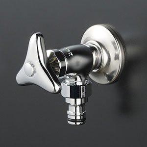 KVK 屋外ホース接続ニップル付水栓(寒冷地用) K115SPZ