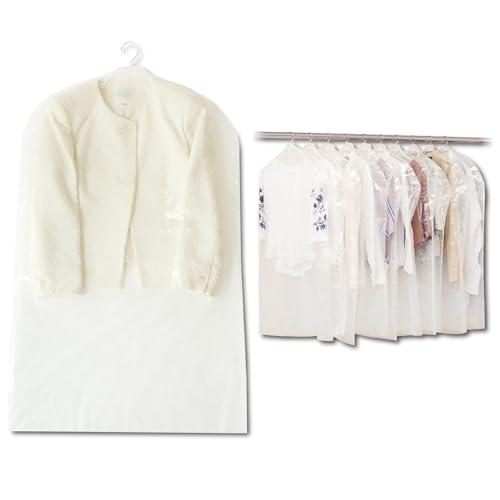 洋服カバー 衣類カバー 片面 不織布 片面フィルム 50枚 ショートサイズ 日本製 無地 約 幅60...