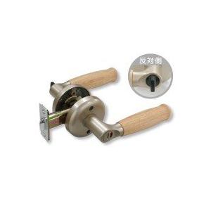 ハイロジック トイレ用木製レバーハンドル錠 内鍵付