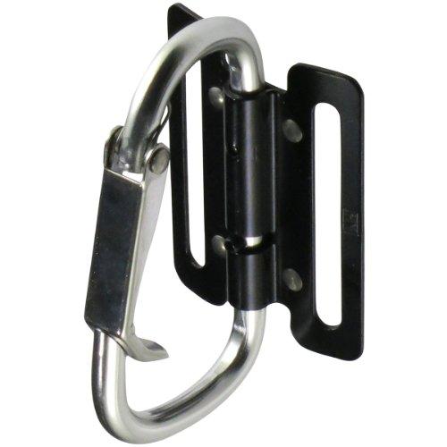 基陽 KH ツールホルダー アルミ製自在カラビナ 爪付きワンタッチ式 シルバー 513E-1