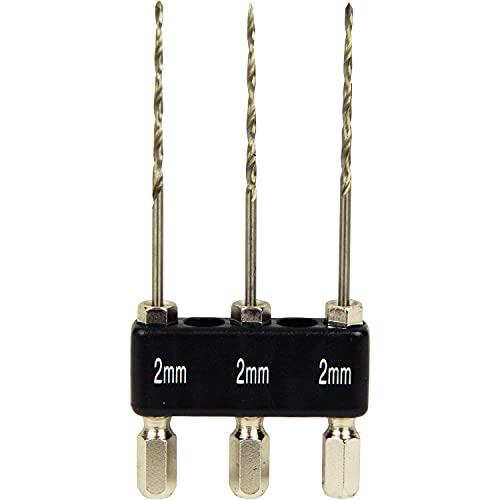 SK11(エスケー11) 木工用 六角軸 ハイス 下穴ドリルセット 3本入り 2.0mm