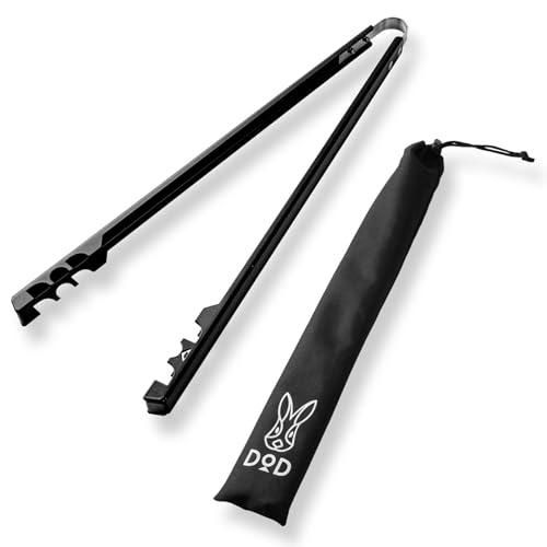 DOD(ディーオーディー) フツーノトング 焚き火トング 火ばさみ TG1-899-BK