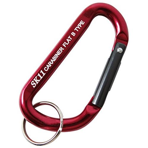 SK11(エスケー11) アルミカラビナ B レッド 7×70mm SAC-770B