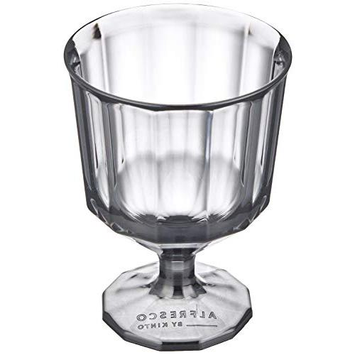 KINTO (キントー) ALFRESCO ワイングラス 250ml スモーク 食洗機使用可 アウト...