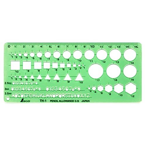 シンワ測定(Shinwa Sokutei) テンプレート 一般総合定規 66021