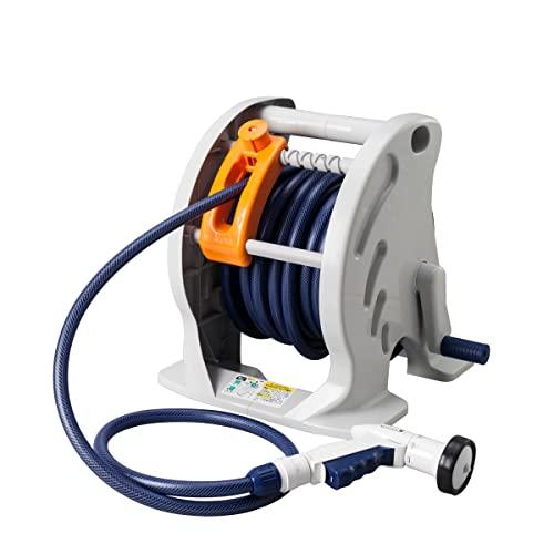 タカギ(takagi) ホース ホースリール マーキュリーIIツイスター 20m ねじれに強い 巻き...